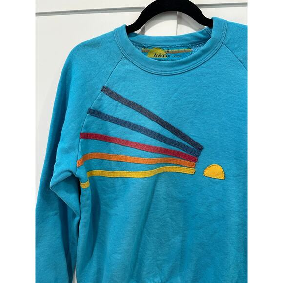 Aviator Nation Daydream Crewneck Sweatshirt Size S - Picture 3 of 4